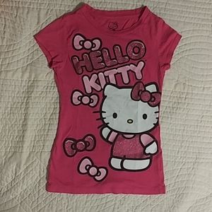 Bright pink hello kitty shirt